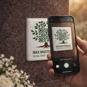 Memoryz QR Code mit Text
