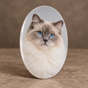 Fotoporzellan für Tiere Oval 1 mm – Nala, stehend
